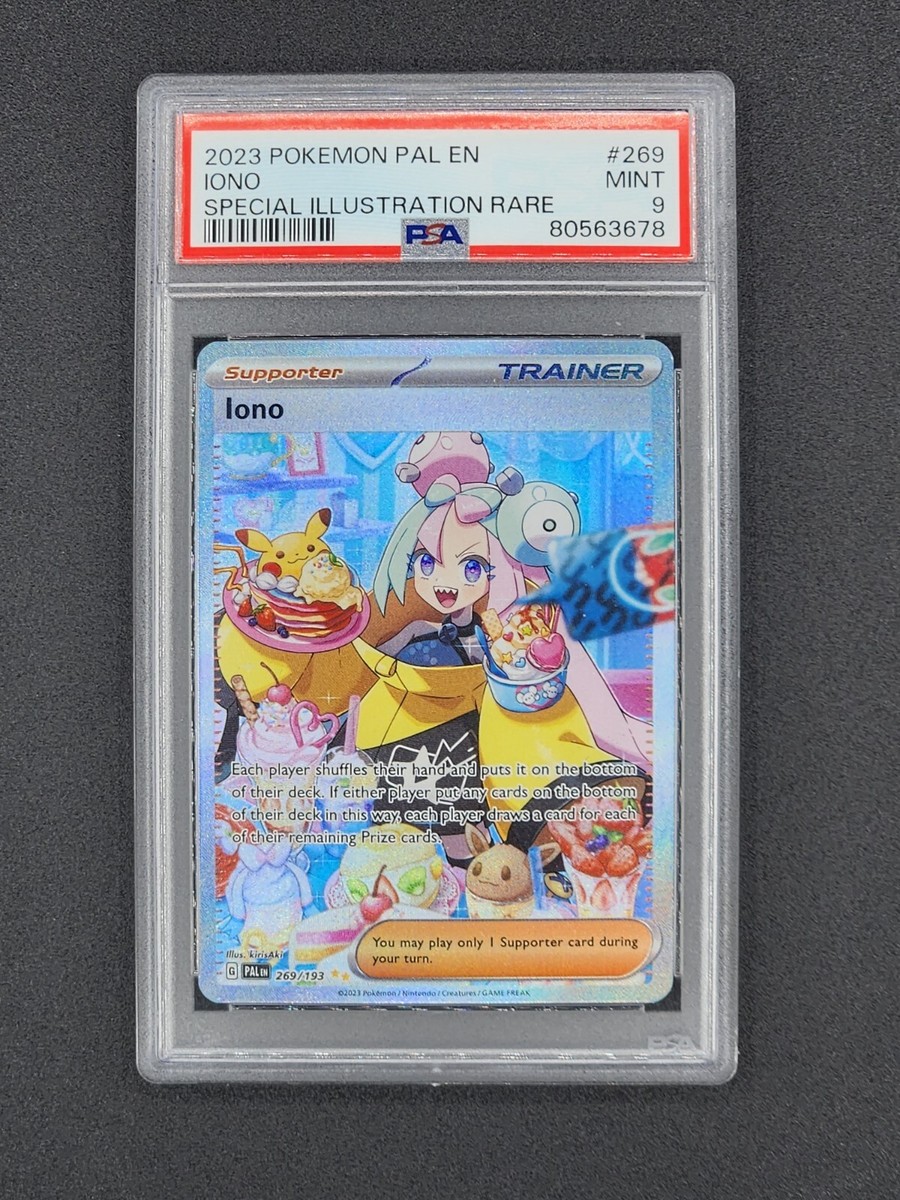 Iono Special Illustration Rare - Paldea Evolved 269/193 - PSA 9