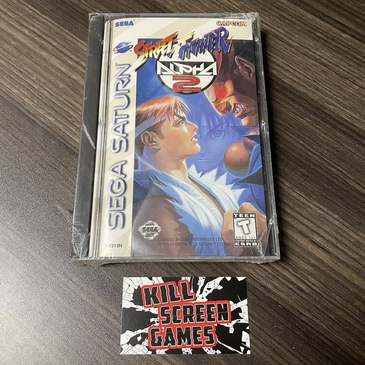 Street Fighter Alpha 2 Sega Saturn Brand New + Factory Sealed