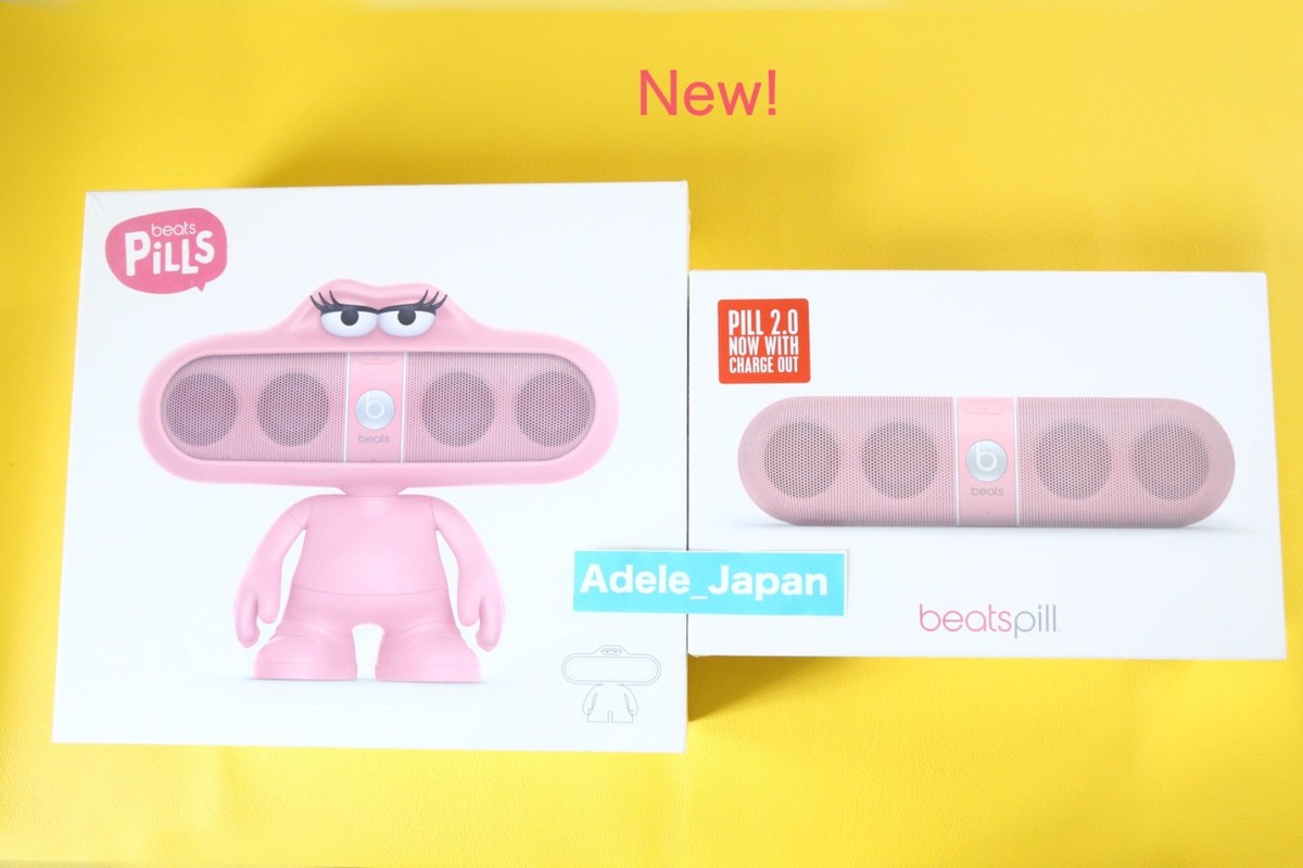 🎦Authentic Beats Pill 2.0 Bluetooth Speaker Dude Stand Pink