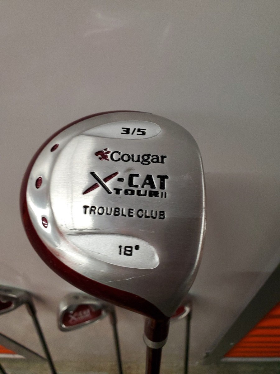 Cougar X-Cat Tour II Ladies Set 7,8,9,P,S Irons 3/5, 4/5 Woods (7