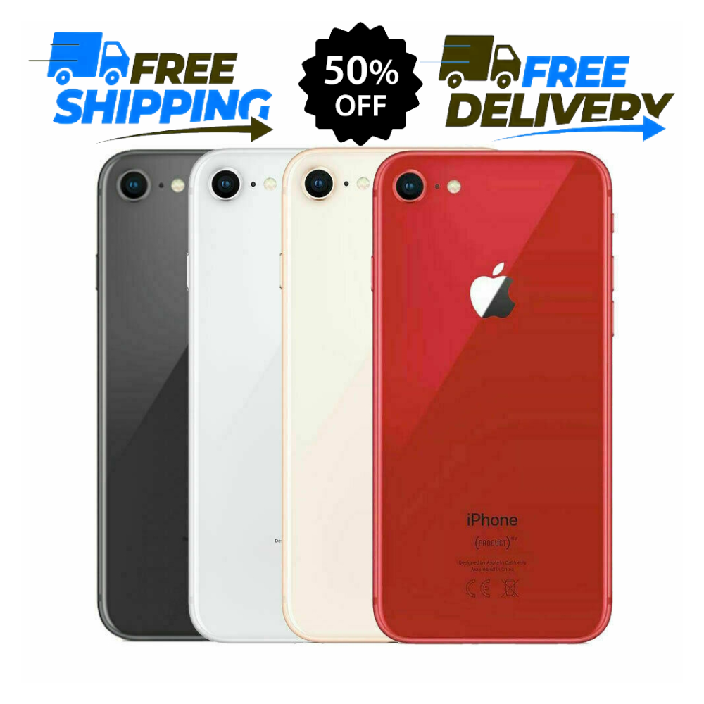 Apple iPhone 8 64GB 256GB Red, Gold, Space Gray, Verizon, AT&T, T