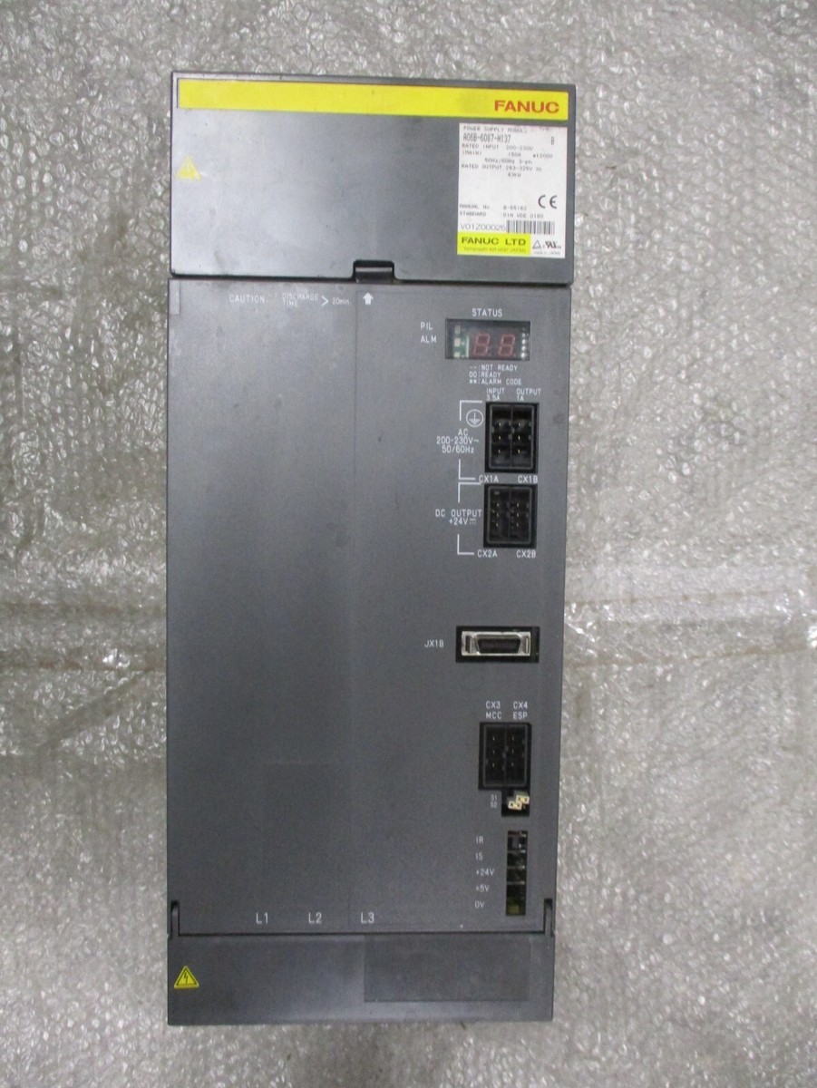 Fanuc A06B-6087-H137 Power Supply Module 43kW 200VAC 283-325VDC