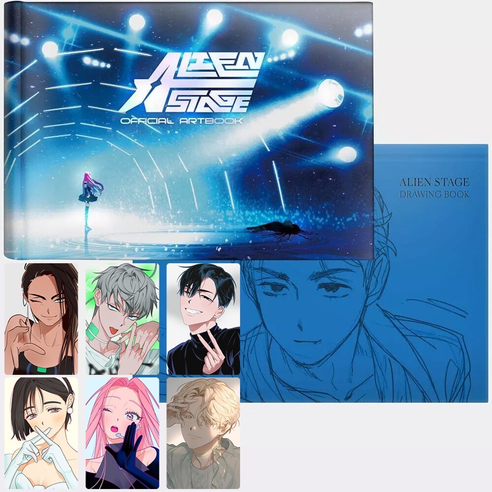 Alien Stage Official Artbook Special Edition Korean & 6 Photocard