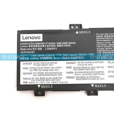 Genuine L22M3PF2 Battery for Lenovo IdeaPad Slim 3 14ABR8 14AMN8