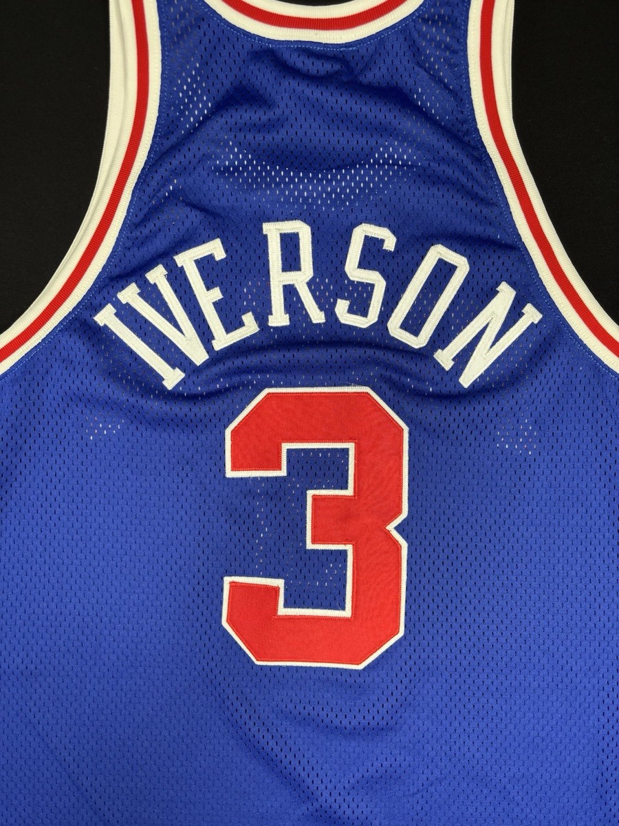 Vintage Mitchell & Ness Philadelphia 76ers Allen Iverson 50th