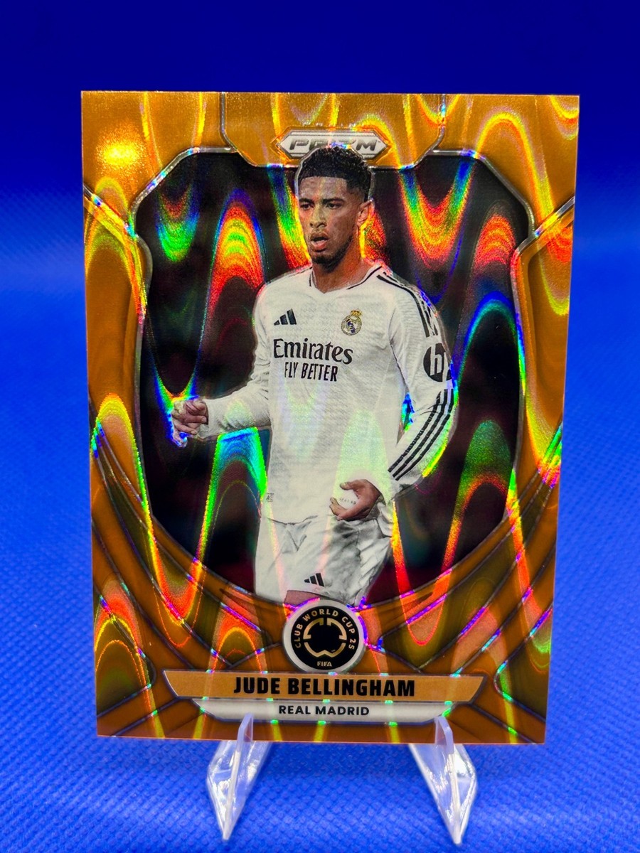 2025 Prizm FIFA Club World Cup Jude Bellingham Orange Seismic #163