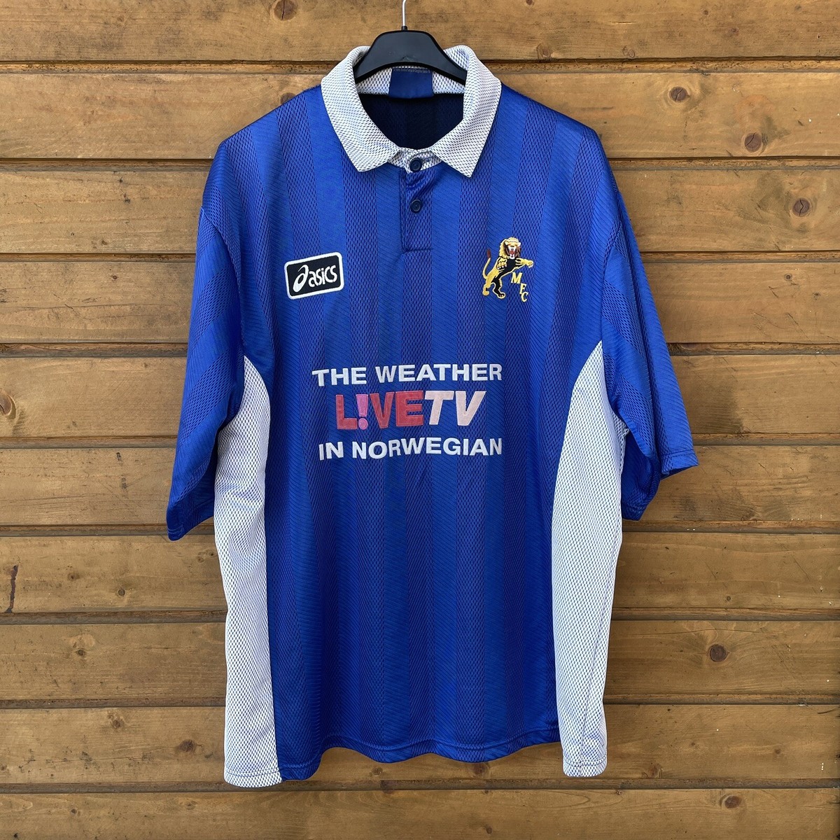 Rare Vintage #9 Asics Millwall 1997 1998 1999 Home Football Shirt