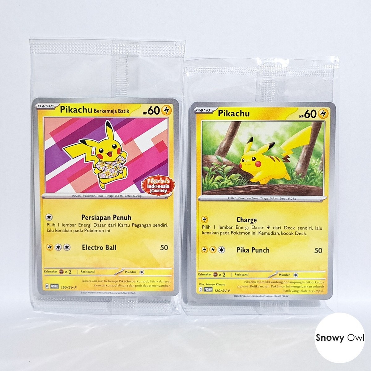 Pikachu Berkemeja Batik V4 190/SV-P & Pikachu 120/SV-P Promo