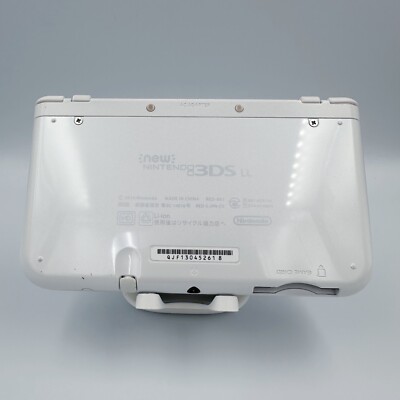 New Nintendo 3DS XL LL Pearl White Console Stylus Working Tested