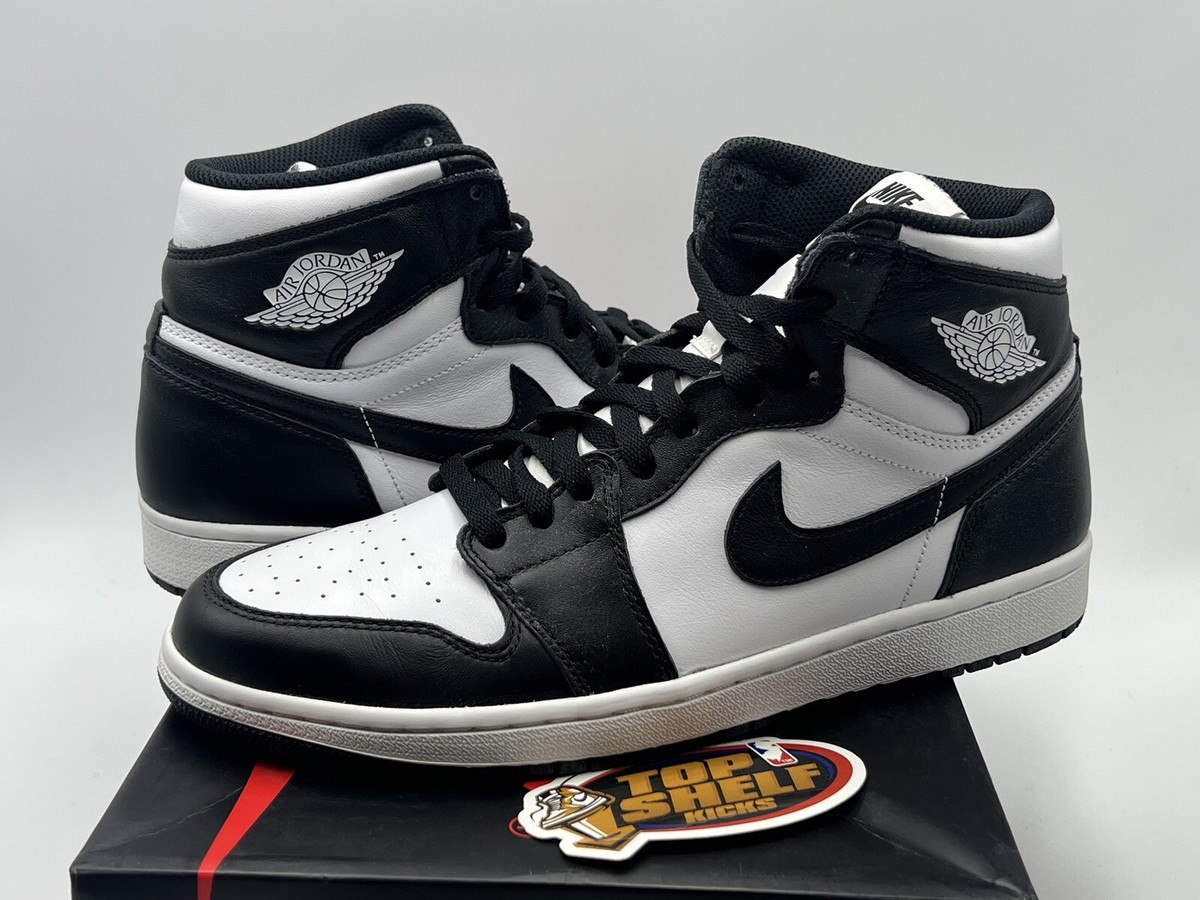 Nike Air Jordan 1 High Retro Black White 2014 Size 11 Authentic