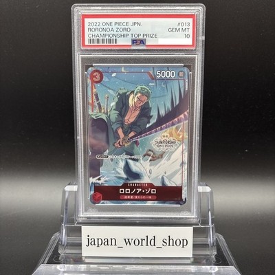 PSA 10 Roronoa Zoro Championship TOP PRIZE ST01-013 ONE PIECE Card
