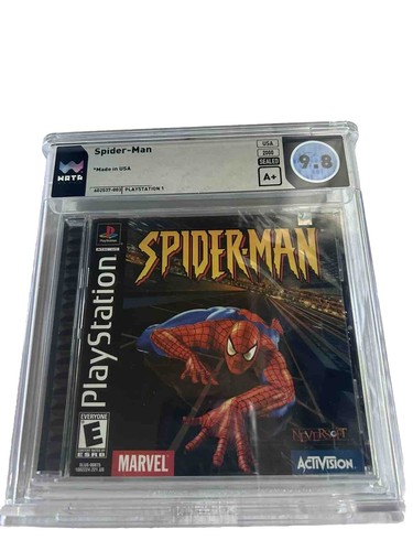 Spider-Man PS1 PlayStation 1 Black Label Disc Only Neversoft