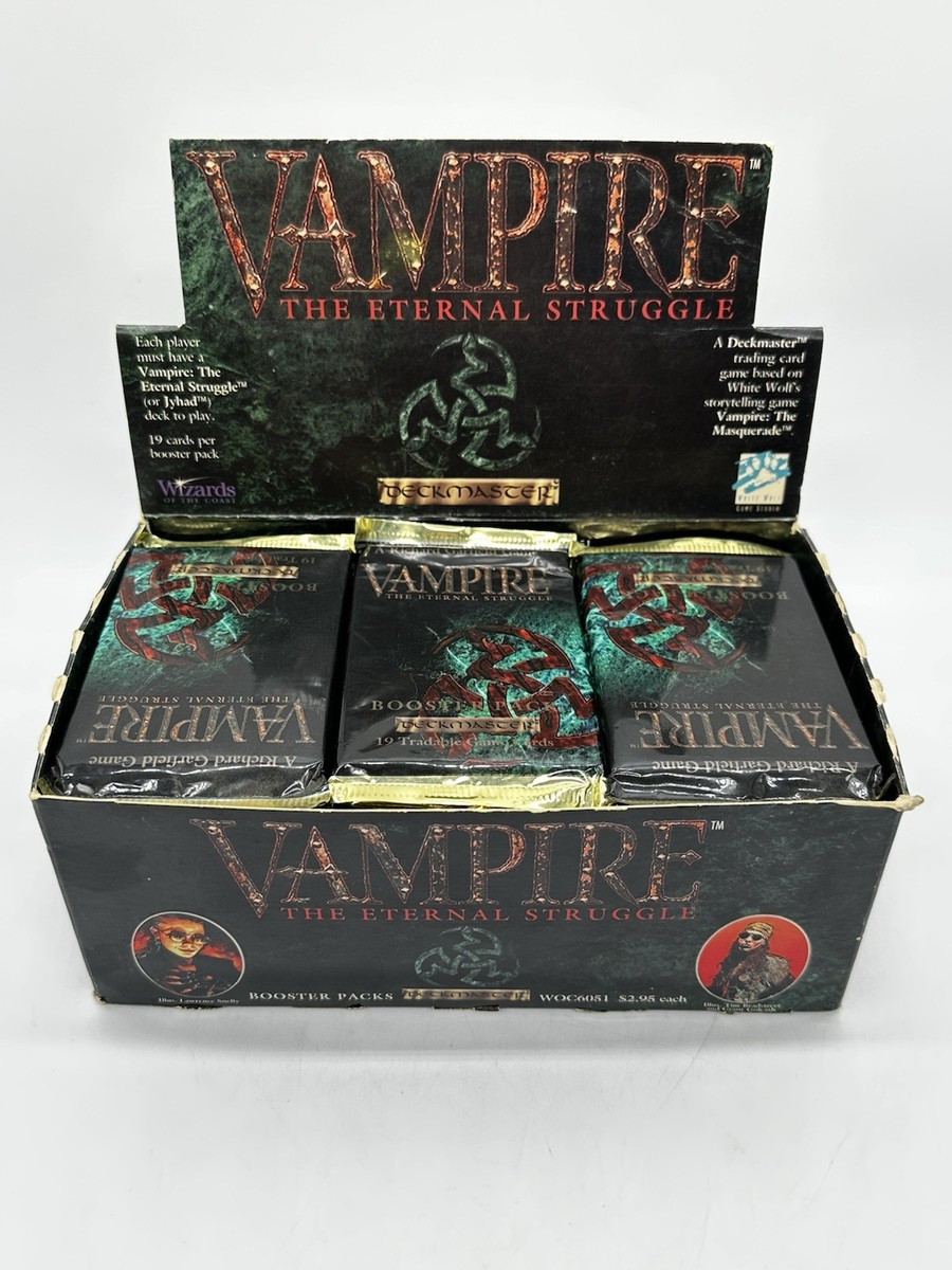 Vampire The Eternal Struggle Booster 36 PACK BOX DECKMASTER WOTC