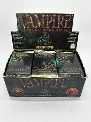 Vampire The Eternal Struggle Booster 36 PACK BOX DECKMASTER WOTC