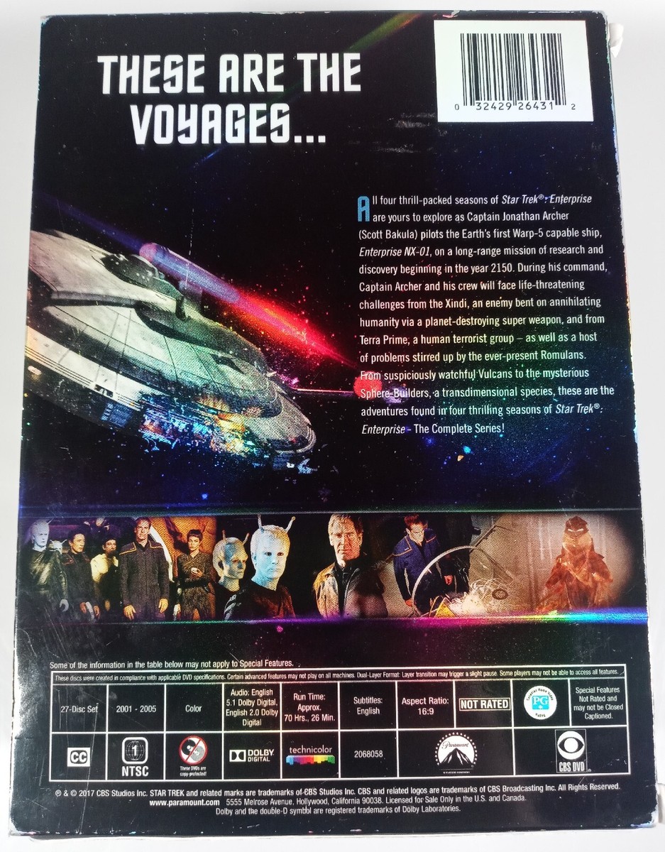 Star Trek - Enterprise: The Complete Series (DVD) 32429264312 | eBay