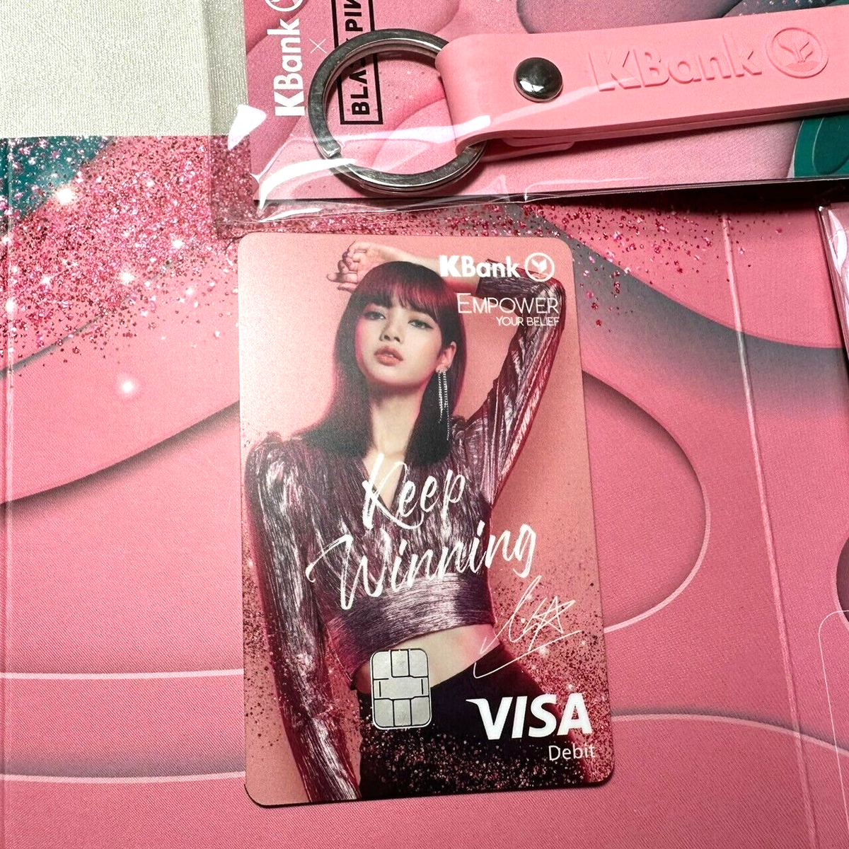 Rare Lisa Blackpink KBank x BLACKPINK Collection Card Thailand