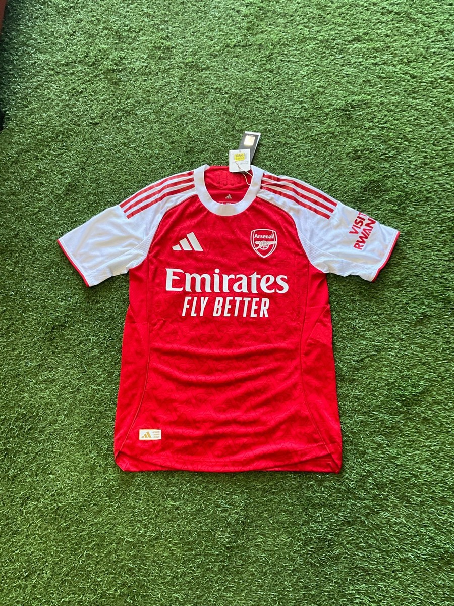 adidas Arsenal Men's Authentic Home Jersey 25/26 - Red/White | eBay