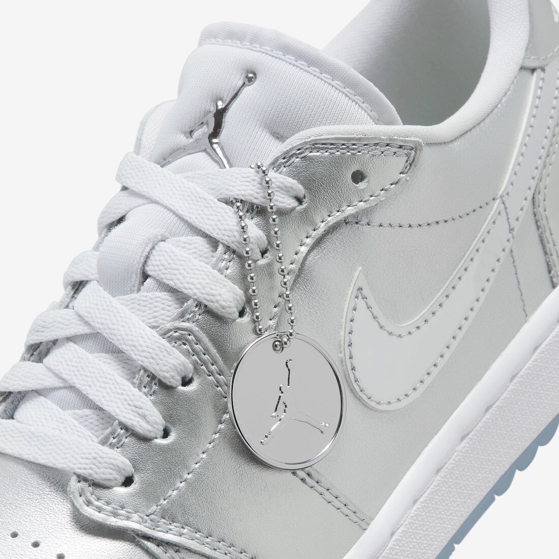 Nike Air Jordan 1 Low G NRG Golf Metallic Silver Gift Giving
