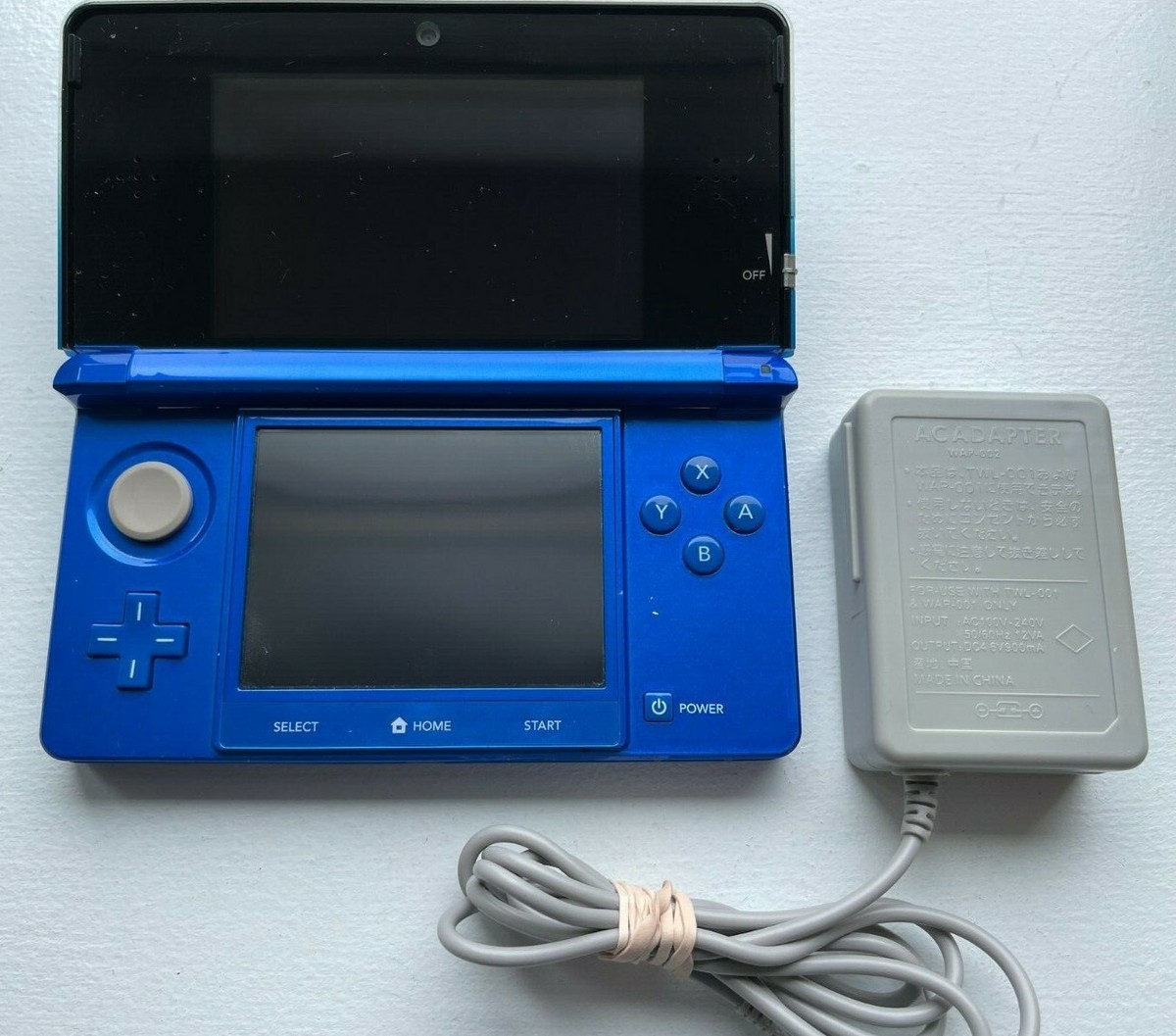 Nintendo 3DS Console - Cobalt Blue - Japanese Import - Good
