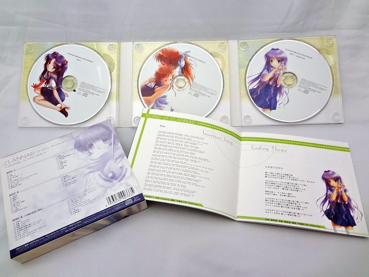 Clannad Original Soundtrack Key Music 3CD Juri Misaki Japanese