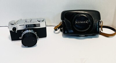 Konica Auto S 35mm Film Rangefinder Camera with Hexanon 47mm f/1.9