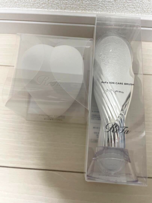 ReFa Ion Care Brush Heart Brush Matte White SET | eBay