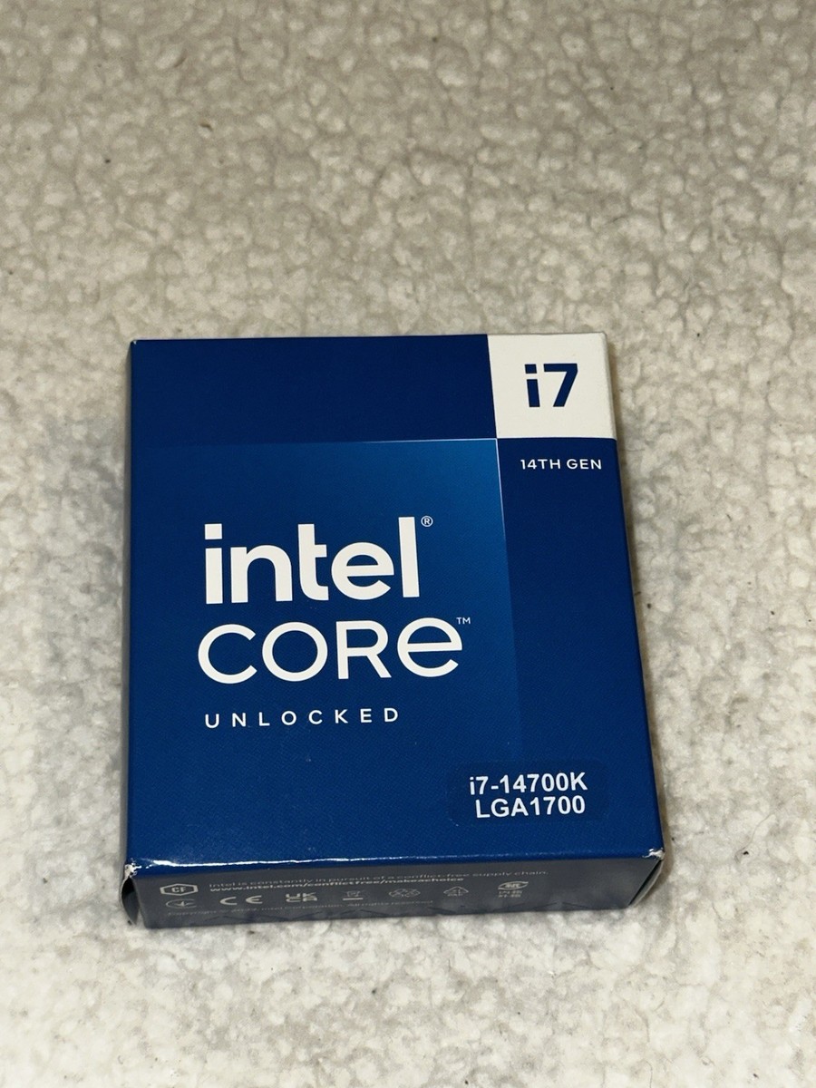 Intel Core i7-14700K 3.4GHz 20-Core 28-Thread CPU (BX8071514700K