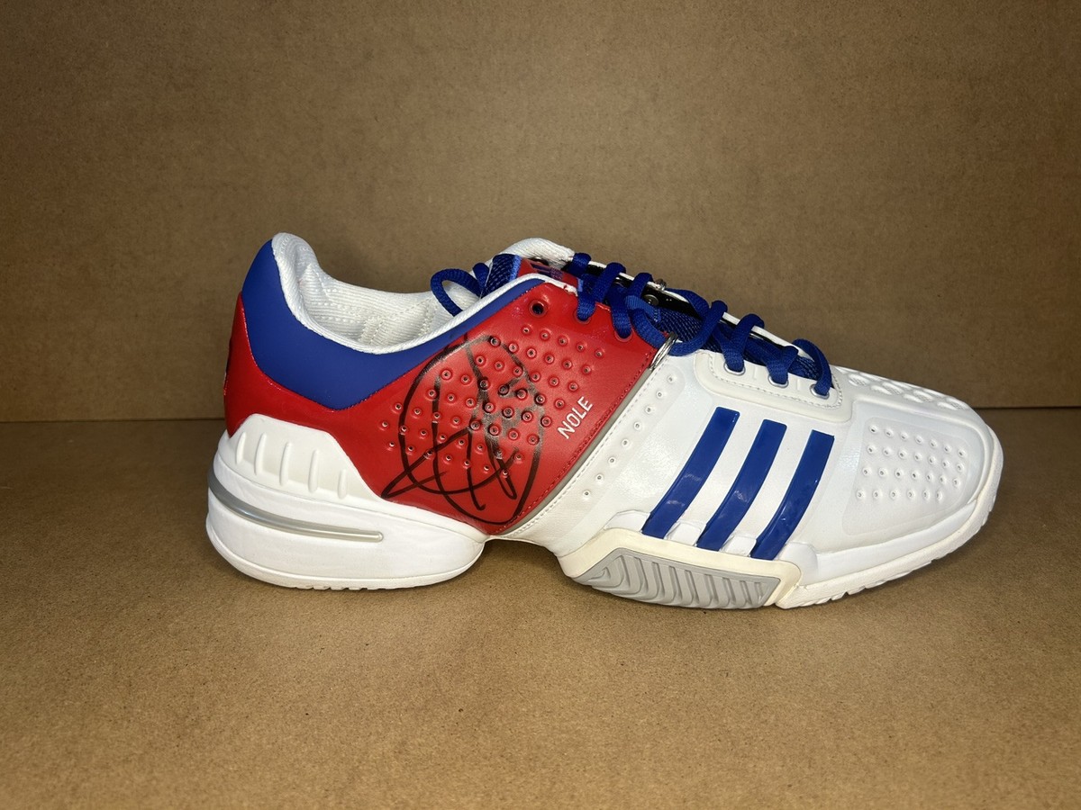 Adidas Barricade VI Novak Djokovic SIGNED half pair M11.5 Davis