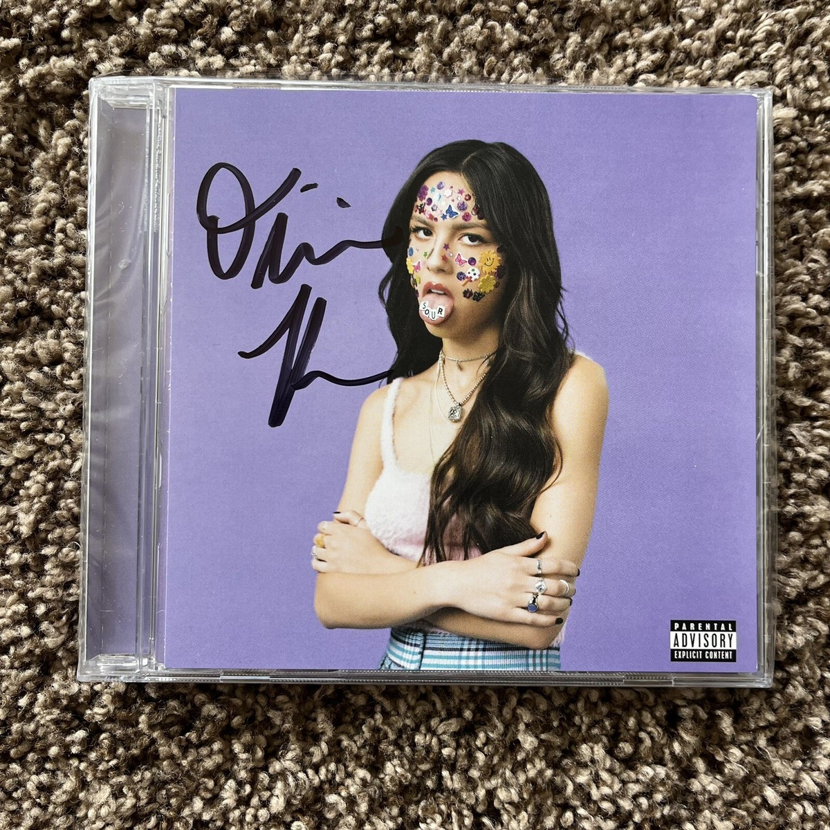 Olivia Rodrigo Sour CD + Signed Art Card - Brand New & Sealed! | eBay