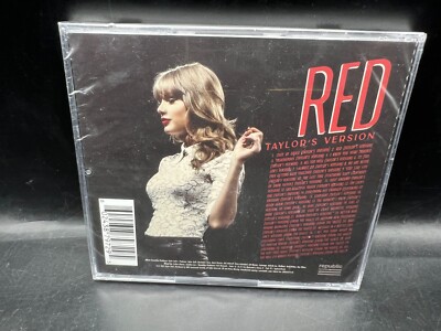 Taylor Swift Signed Red Taylor's Version CD Album Long Drunklor