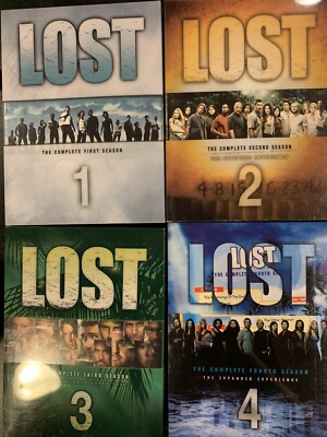 LOST Complete Season 1 2 3 4 TV Series DVD Box Set Lot 1-4