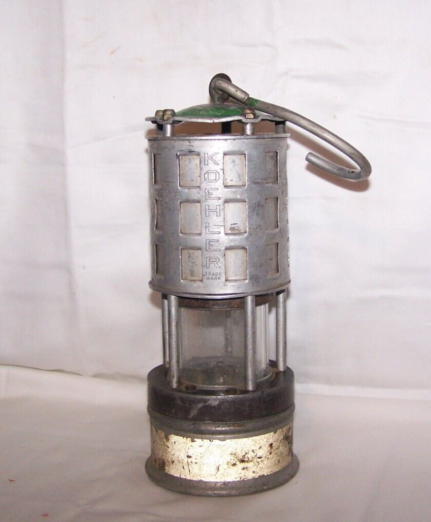 Koehler Permissible Flame Safety Lamp No. 209 WV Coal Miner's