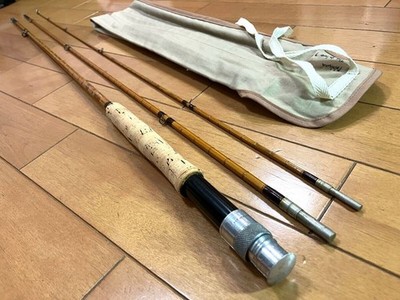 Old Hardy Palacona Deluxe Bamboo Rod 9' #5-6 3pc Fly Rod Fishing