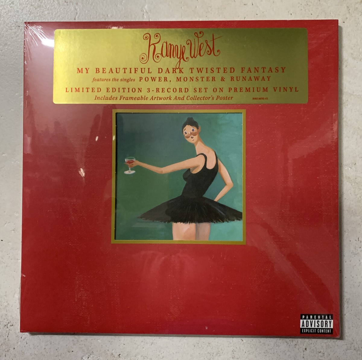 Kanye West My Beautiful Dark Twisted Fantasy 3 LP Vinyl BRAND NEW