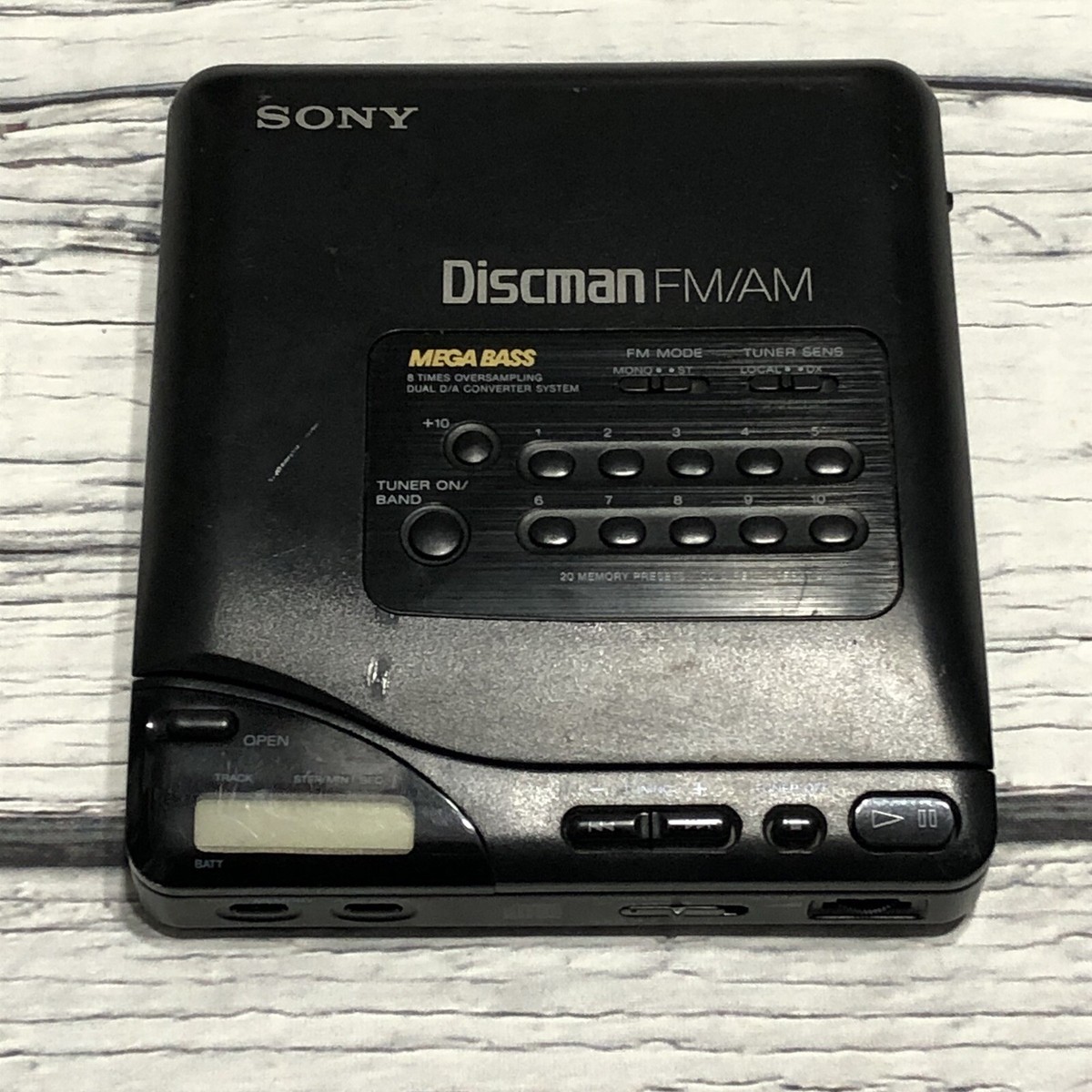 SONY Discman D-T66 AM/FM CD Player W/Manual for PARTS Only | eBay
