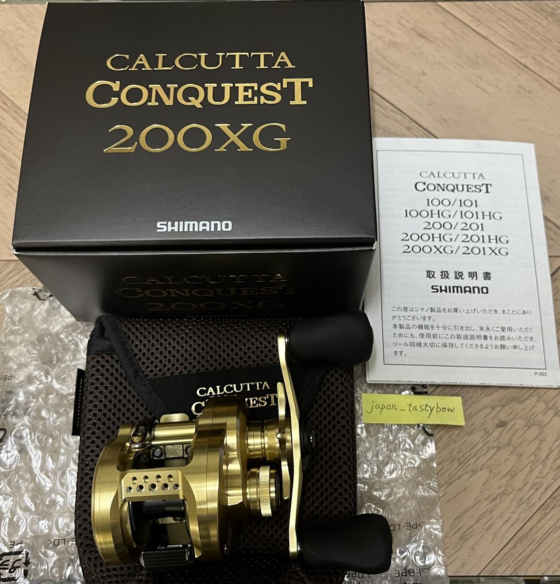 SHIMANO Bait Reel 22 CALCUTTA CONQUEST 200XG Right Handle Made in