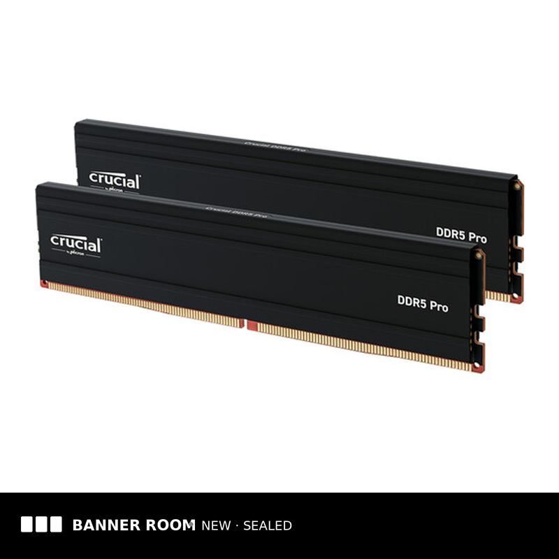 Crucial Pro 32GB DDR5 6000MHz CL48 RAM (2x16GB) AMD EXPO Intel XMP