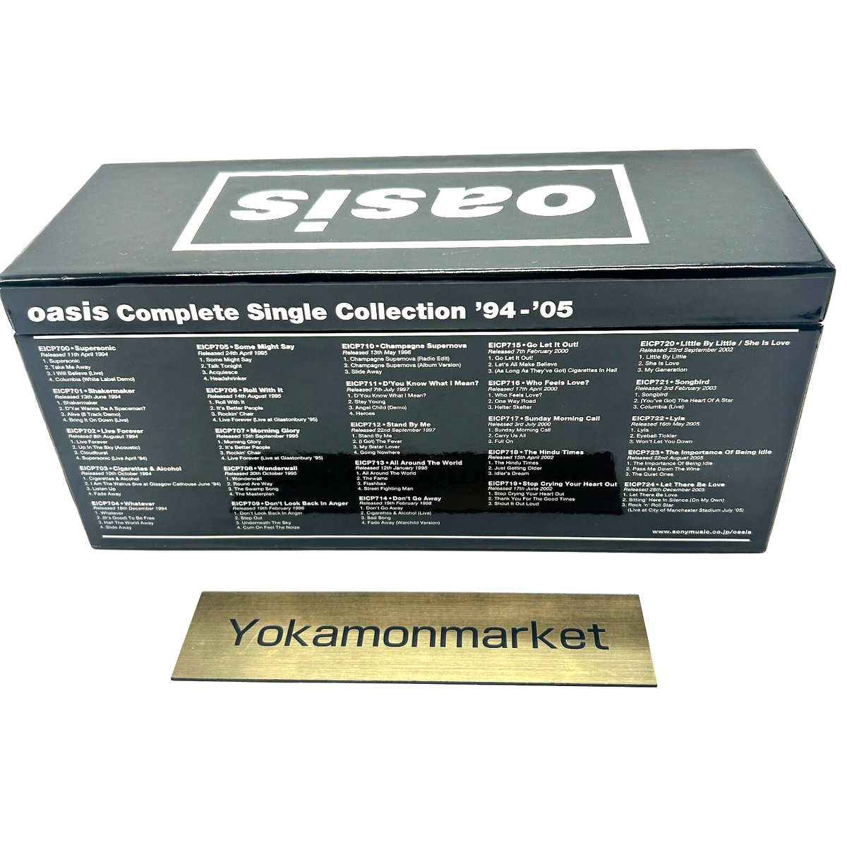 Oasis Complete Singles collection Box 94-05 limited japan used F/S