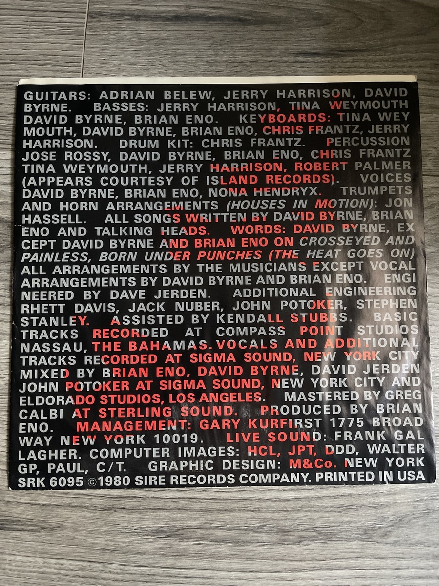 Talking Heads ‎– Remain In Light Vinyl LP NM | eBay