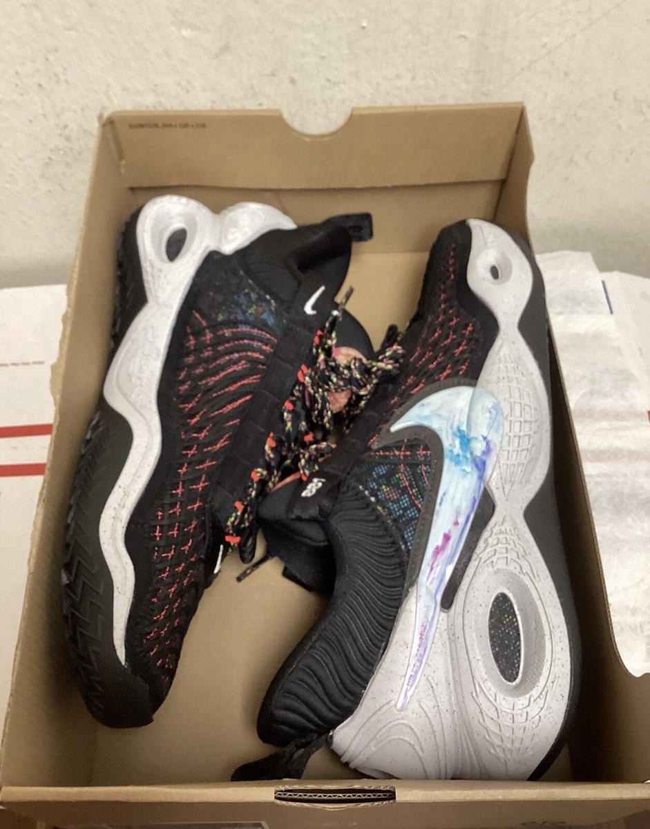 NIKE COSMIC UNITY TB ( BLACK/WHITE ) SNEAKERS SHOES SIZE 9.5