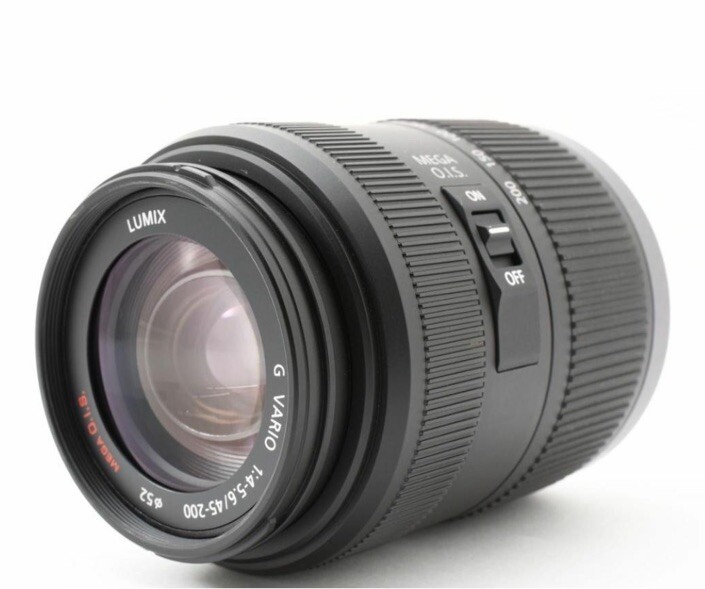 Panasonic LUMIX G VARIO 45-200 45-200mm/F4-5.6 MEGA O.I.SBlack