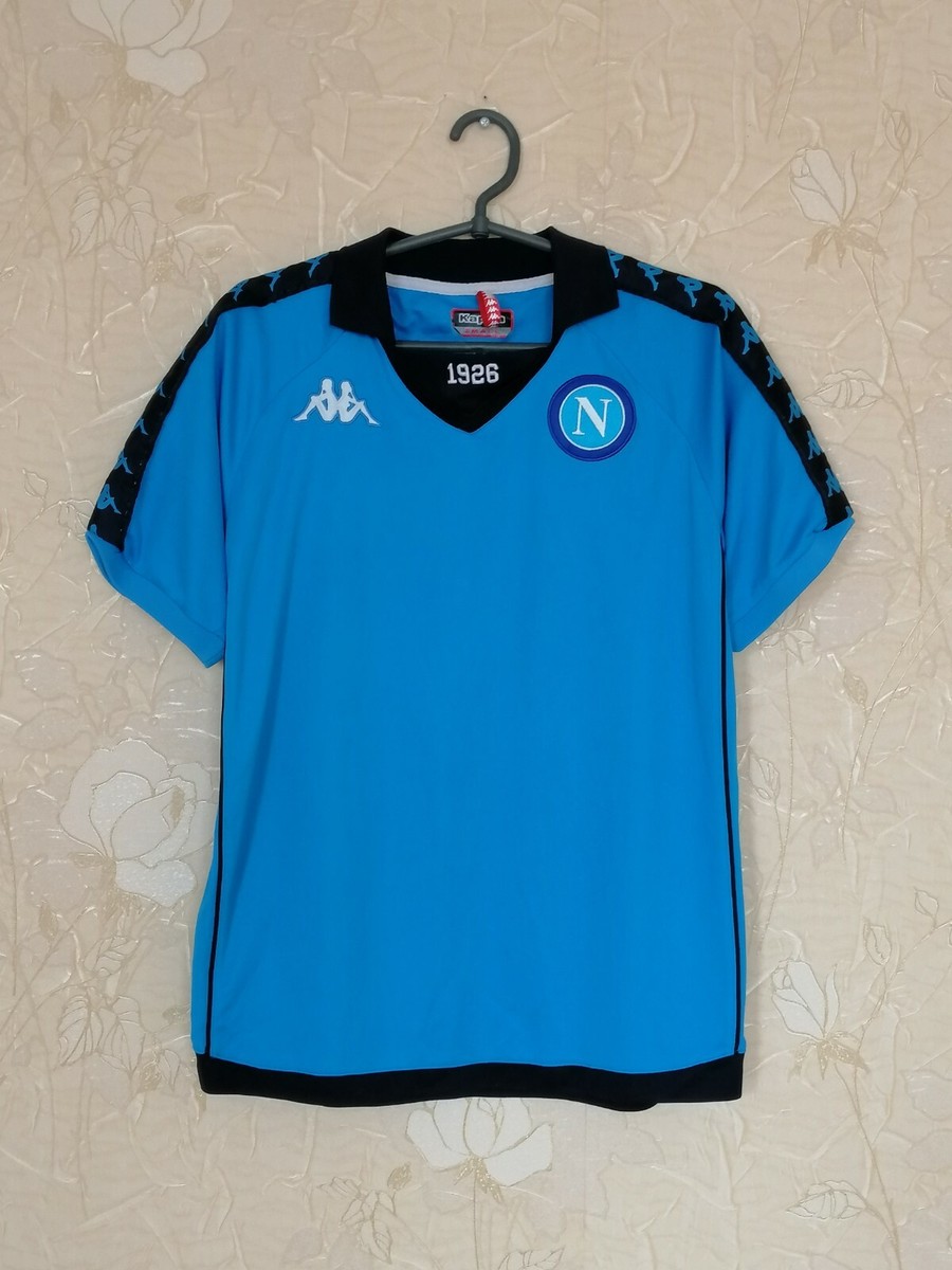 Napoli training football shirt jersey Kappa size S | eBay
