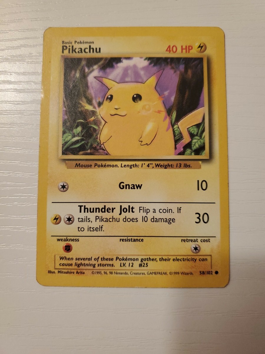 1995 Yellow Cheeks Pikachu | eBay