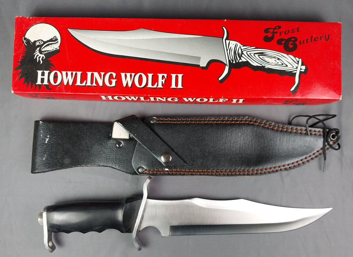 Frost Cutlery Howling Wolf II Hunting Knife 16.25