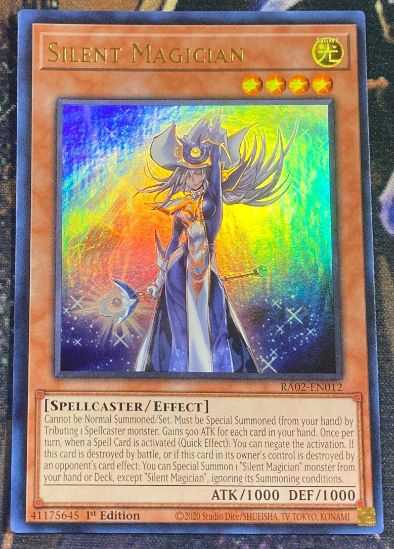 Yugioh - Silent Magician Holographic Ultra Rare 1st Edition | eBay