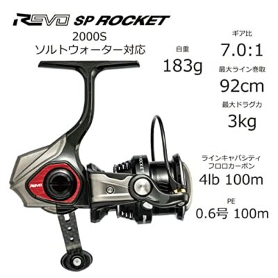 AbuGarcia Revo SP Rocket 2000S Super High Gear Spinning Reel JP | eBay