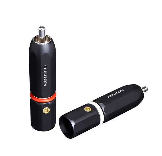 Genuine 4x Furutech FP-120 (R) Rhodium Plated RCA Connector Plug