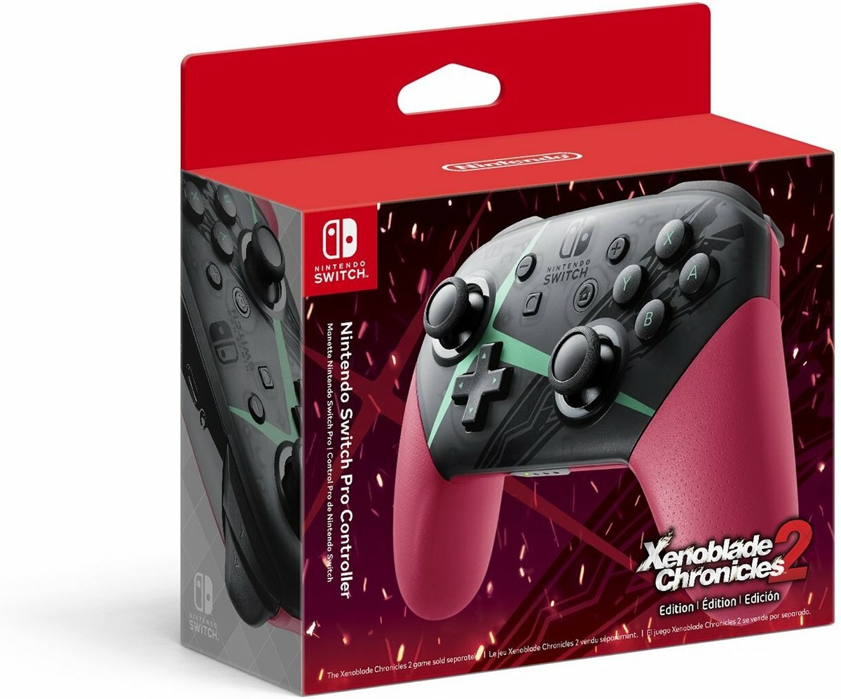 Nintendo Switch Pro Controller - Xenoblade Chronicles 2 Limited
