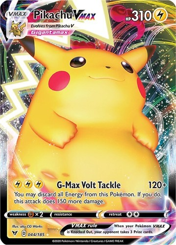 Pikachu VMax SWSH Vivid Voltage 044/185 PSA 10 FRESH GRADE | eBay