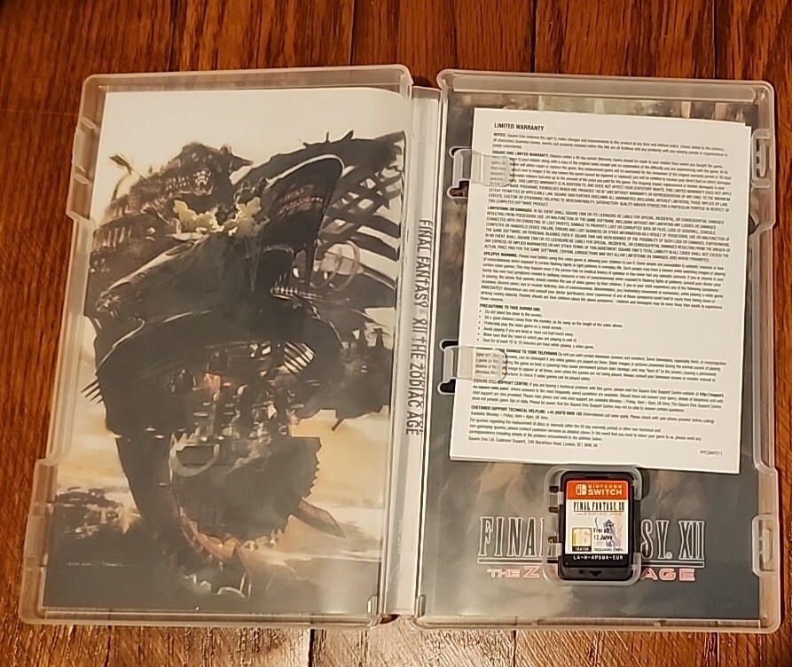 Final Fantasy XII: The Zodiac Age (Nintendo Switch 2019) European